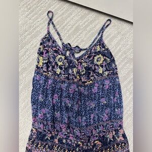 Billabong floral jumpsuit